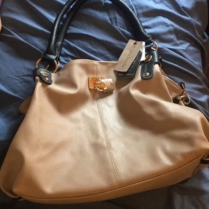 NWT Kathy Ireland vegan leather hobo bag